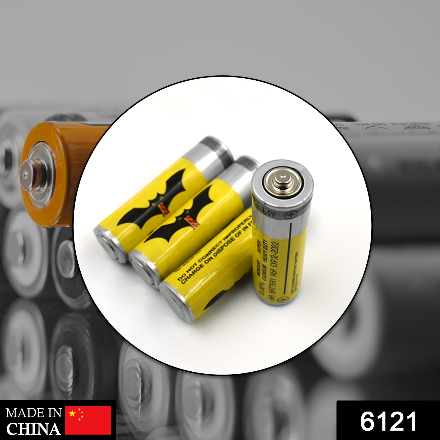 6121 4Pc AA Battery and power cells used in technical devices such as T.V remote, torch etc for their functioning. 6121 4Pc AA Battery and power cells used in technical devices such as T.V remote, torch etc for their functioning.
